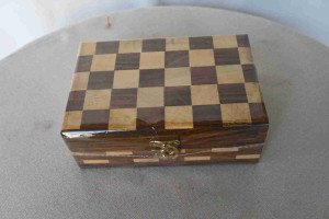 Wooden jewellery box  Wooden Inlay