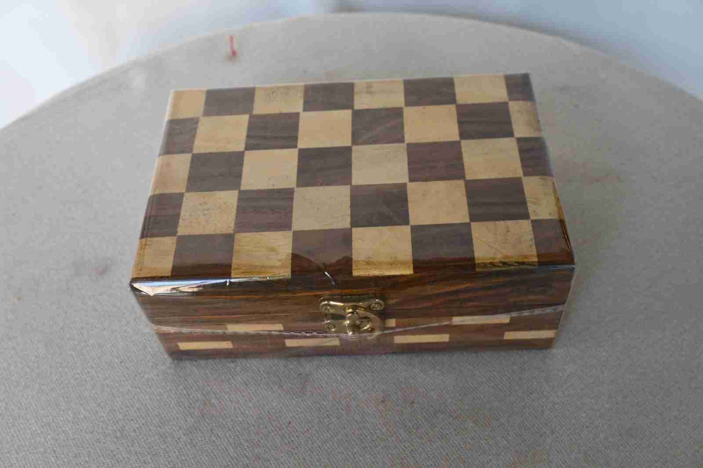 Wooden jewellery box  Wooden Inlay