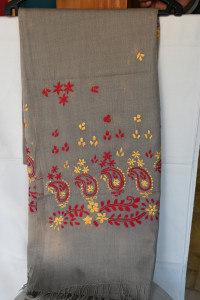 Swati ladies shawl hand woven embroidered