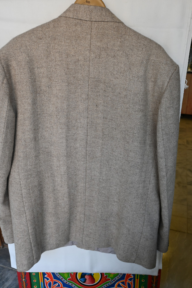 Coat chitrali patti  hand woven 100 % wool