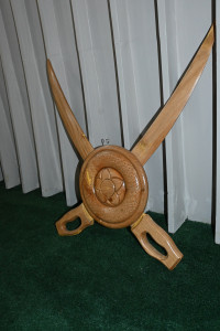 Wooden sword set  made of deodar wood