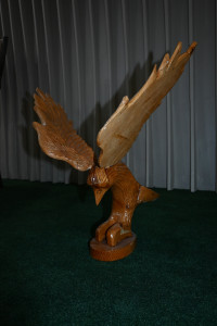 Wooden Eagle folding  deodar wood