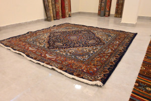 Hand knotted Carpet  size 9x13 kashan