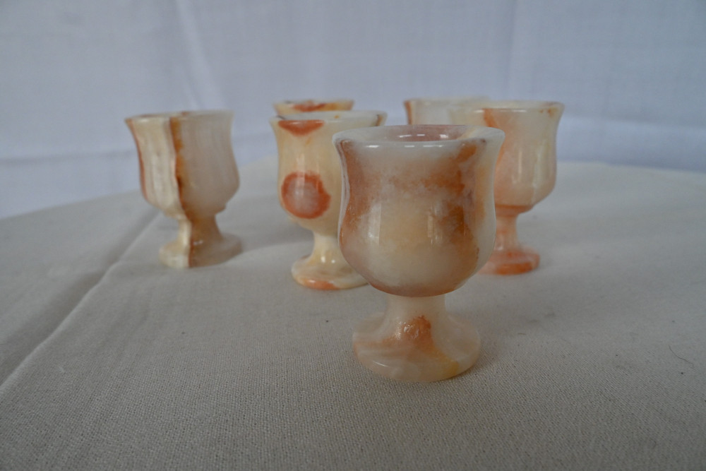 Onyx wine cup 6 piece  set